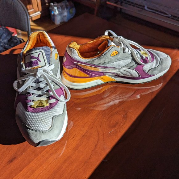 PUMA Trinomic - Athletic - Style - Running Yellow / White / Purple - Picture 2 of 7